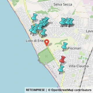 Mappa Via Ninfa Alburnea, 00042 Anzio RM, Italia (1.0345)