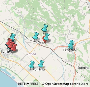 Mappa Via G. Rossini, 04018 Sezze LT, Italia (10.9945)