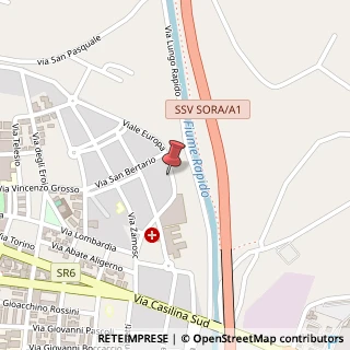 Mappa Via Herold Karl, 1, 03043 Cassino, Frosinone (Lazio)