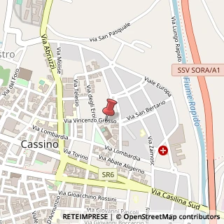 Mappa Via Vincenzo Grosso, 14, 03043 Cassino, Frosinone (Lazio)