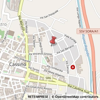 Mappa Via Cristoforo Colombo, 37, 03043 Cassino, Frosinone (Lazio)