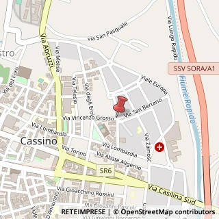 Mappa Via Cristoforo Colombo,  52, 03043 Cassino, Frosinone (Lazio)