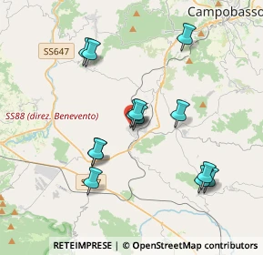 Mappa Via Jovine, 86019 Vinchiaturo CB, Italia (3.73923)