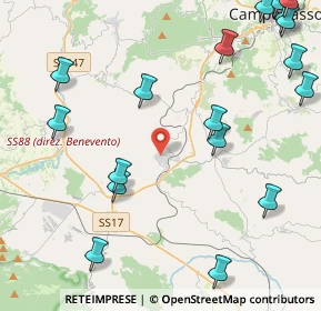 Mappa Via Jovine, 86019 Vinchiaturo CB, Italia (6.5535)