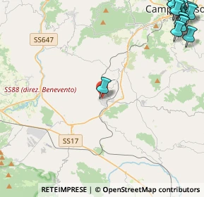 Mappa Via Jovine, 86019 Vinchiaturo CB, Italia (8.166)