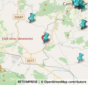 Mappa Via Jovine, 86019 Vinchiaturo CB, Italia (7.3275)