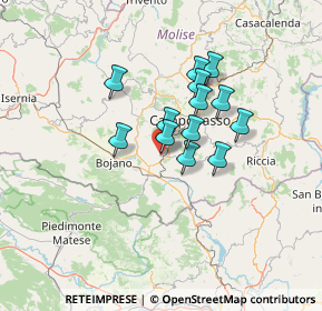 Mappa Via Jovine, 86019 Vinchiaturo CB, Italia (10.31538)