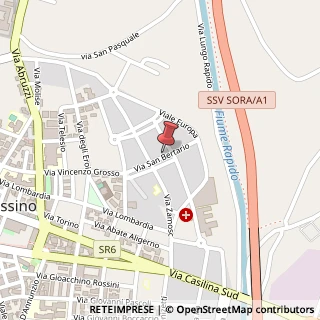 Mappa Piazza Restagno Carlo, 9, 03043 Cassino, Frosinone (Lazio)