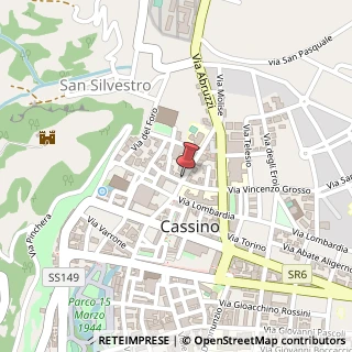 Mappa Via Guglielmo Marconi, 49, 03043 Cassino, Frosinone (Lazio)