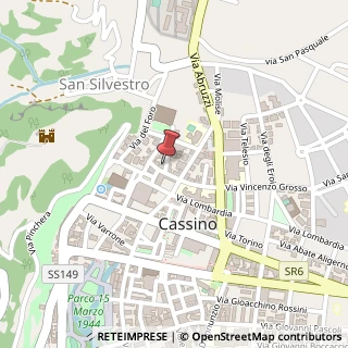 Mappa Via San Restituta, 22, 03043 Cassino, Frosinone (Lazio)