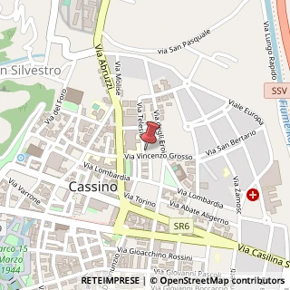 Mappa Via Giovan Battista Vico, 2, 03043 Cassino, Frosinone (Lazio)