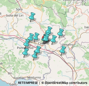Mappa Via Lungofiume Madonna di Loreto, 03043 Cassino FR, Italia (9.34867)