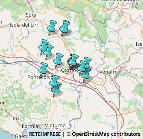 Mappa Via Lungofiume Madonna di Loreto, 03043 Cassino FR, Italia (10.018)