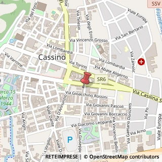 Mappa Via A. Savastano, 2, 03043 Cassino, Frosinone (Lazio)