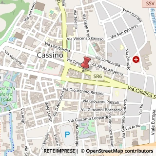 Mappa Via Bari, 27, 03043 Cassino, Frosinone (Lazio)