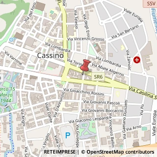 Mappa Via Bari, 19, 03043 Cassino FR, Italia, 03043 Cassino, Frosinone (Lazio)
