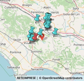 Mappa Via Selvapiana, 03020 Villa Santo Stefano FR, Italia (10.571)