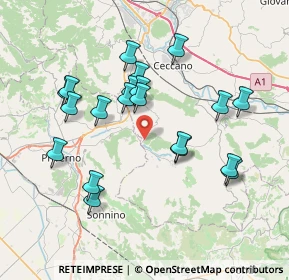 Mappa Via Selvapiana, 03020 Villa Santo Stefano FR, Italia (7.698)