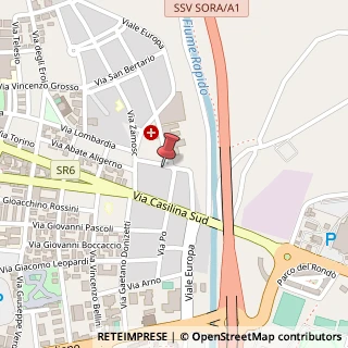 Mappa Via Tychy, 40, 03043 Cassino, Frosinone (Lazio)