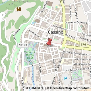 Mappa piazza G. Diamare, 10, 03043 Cassino, Frosinone (Lazio)