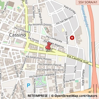 Mappa Corso della Repubblica, 243, 03043 Cassino, Frosinone (Lazio)