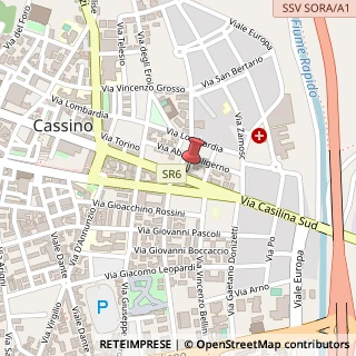 Mappa Via Enrico de Nicola, 229, 03043 Cassino, Frosinone (Lazio)