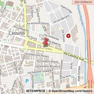 Mappa Via D. Cimarosa, 8, 03043 Cassino, Frosinone (Lazio)