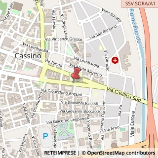Mappa Via D. Cimarosa, 4, 03043 Cassino, Frosinone (Lazio)