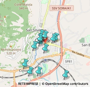 Mappa Via Armando Diaz, 03043 Cassino FR, Italia (0.76231)