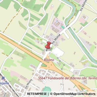 Mappa Via Molise, 2, 86021 Bojano, Campobasso (Molise)