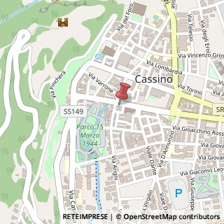 Mappa Corso della Repubblica, 28, 03043 Cassino, Frosinone (Lazio)