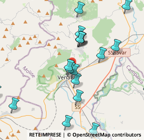 Mappa Via Croce di Pozzilli, 86079 Venafro IS, Italia (4.909)