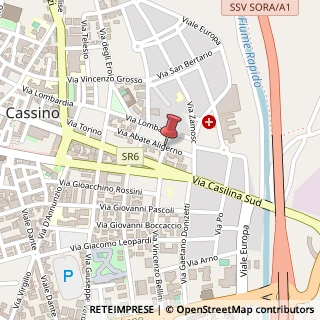 Mappa Via San Francesco D'Assisi, 3, 03043 Cassino, Frosinone (Lazio)