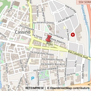Mappa Via Enrico de Nicola, 176, 03043 Cassino, Frosinone (Lazio)