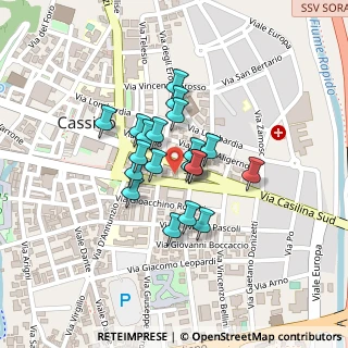 Mappa Via Cavarzere, 03043 Cassino FR, Italia (0.1525)