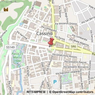 Mappa Corso della repubblica 8, 03043 Cassino, Frosinone (Lazio)