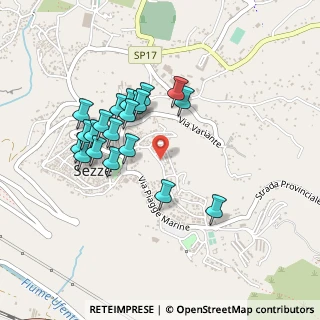 Mappa Via Villa Petrara, 04018 Sezze LT, Italia (0.437)