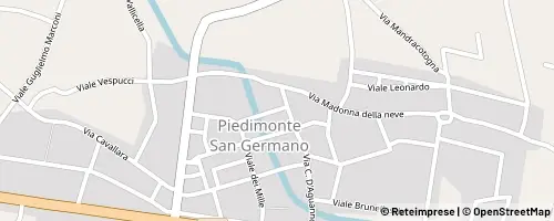 Mappa Piedimonte San Germano