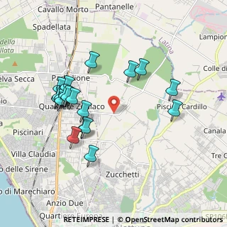 Mappa Via Cervicione, 00048 Anzio RM, Italia (2.036)