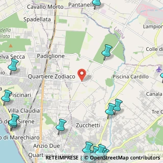 Mappa Via Cervicione, 00048 Anzio RM, Italia (4.2055)
