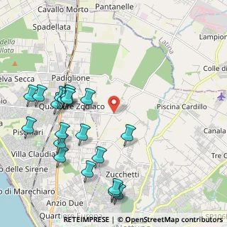 Mappa Via Cervicione, 00048 Anzio RM, Italia (2.6255)