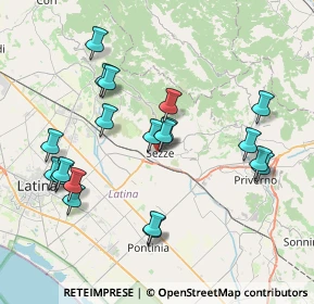 Mappa Porta Romana, 04018 Sezze LT, Italia (8.4795)