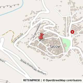 Mappa Via Giacomo Matteotti,  61, 04100 Sezze, Latina (Lazio)