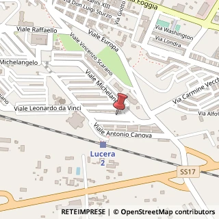 Mappa Via Perugino, 63, 71036 Lucera, Foggia (Puglia)
