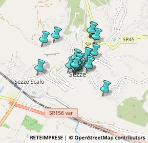 Mappa Via della Speranza, 04018 Sezze LT, Italia (0.5015)