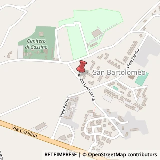 Mappa Strada Iannacone,  6, 03043 Cassino, Frosinone (Lazio)
