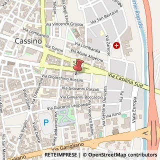 Mappa Via D. Cimarosa, 13, 03043 Cassino, Frosinone (Lazio)
