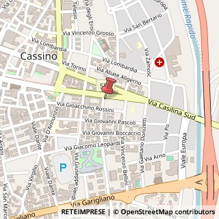 Mappa Via D. Cimarosa, 13, 03043 Cassino, Frosinone (Lazio)