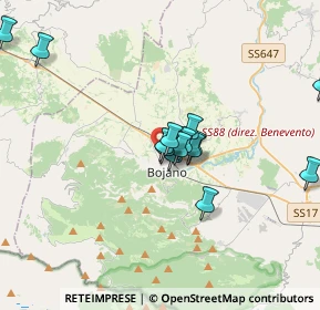 Mappa 86021 Bojano CB, Italia (3.345)