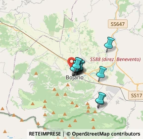 Mappa 86021 Bojano CB, Italia (2.08833)